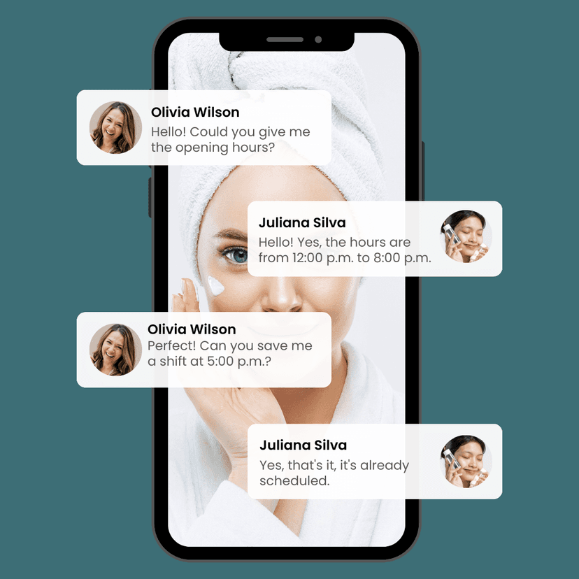 Real WhatsApp Business Interface